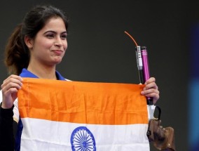 Manu Bhaker获得铜牌，这是印度在2024年巴黎奥运会上的首枚奖牌