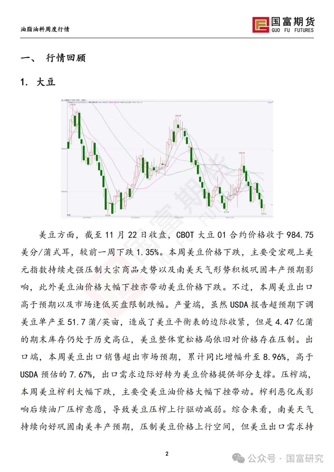 南美天气形势积极，豆系估值受到压制